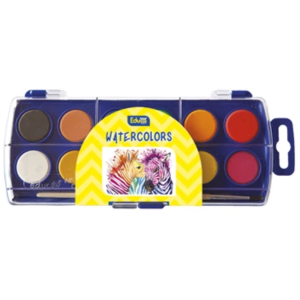 Vízfesték készlet, 12db-os 23mm, festékgombokkal Educa