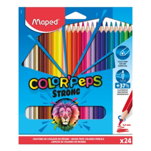Maped háromszögletű színesceruza "color'peps strong" 24 db-os készlet