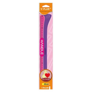 Vonalzó Y-Plus+ 30 cm hullámos