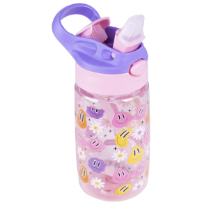 Keyroad műanyag Smiley 450 ml kulacs