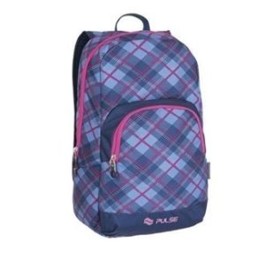 Pulse Solo Pink Plaid hátizsák