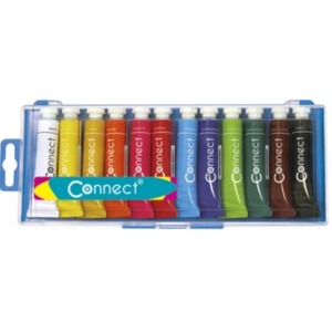 Tempera 12x12ml, készlet, Connect