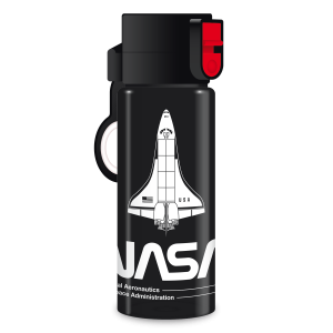 Ars Una műanyag BPA-mentes 475 ml Nasa fekete kulacs