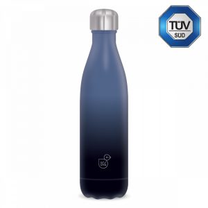 Ars Una duplafalú kék-fekete 500ml fémkulacs