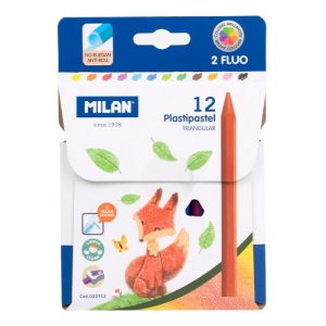 Milan Plastipastel színes ceruza háromszögletű 12 db