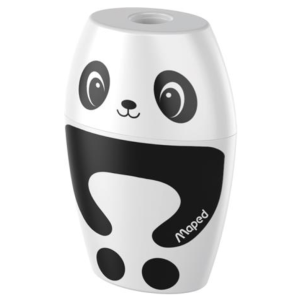 Hegyező, egylyukú, tartályos, MAPED "Shakky Fancy", panda és pingvin, vegyes formák