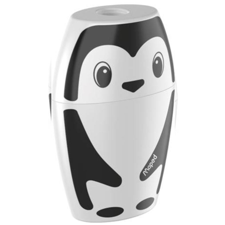 Hegyező, egylyukú, tartályos, MAPED "Shakky Fancy", panda és pingvin, vegyes formák - Image 2