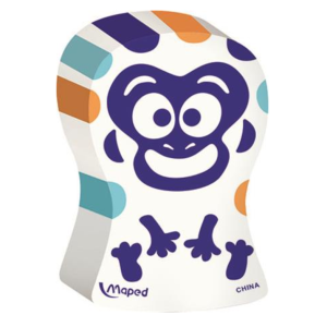 Radír, vegyes minták, MAPED "Ergo Fun Multicolor"