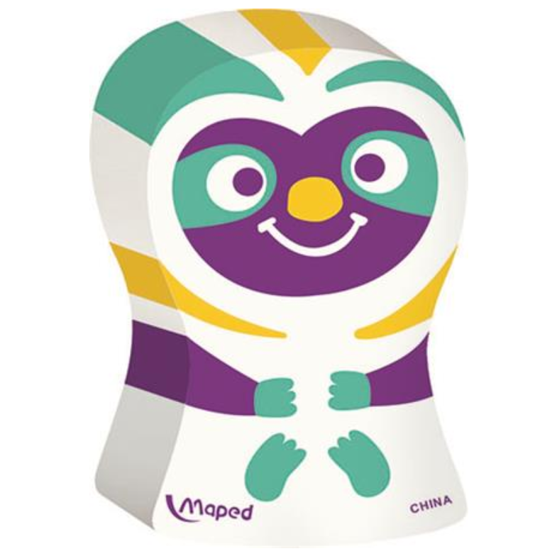 Radír, vegyes minták, MAPED "Ergo Fun Multicolor" - Image 4