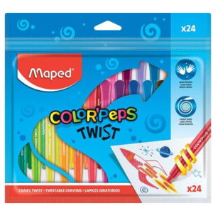 MAPED Color'peps zsírkréta 24db kitekerhető