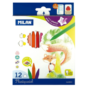 Milan 12 db-os Plastipastel ceruza