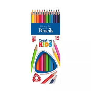 Ico Színes ceruza Creative Kids háromszögletű 12 darabos