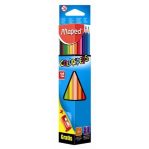 Maped Color Peps Akvarell Színes Ceruza Készlet Hegyezővel 12 Darabos