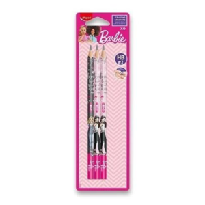 Maped Grafitceruza, HB, háromszögletű "Barbie", 6 darab