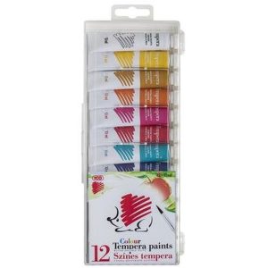 Ico Süni Tempera Készlet Tubusos Színes 12x12 ml