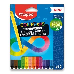 Maped fa nélküli színesceruza - Color`Peps Infinity 12 db