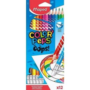 Maped Oops radírozható 12 darabos színes ceruza készlet