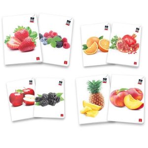 Pigna Fruits füzet A/4 42 lapos vonalas (vegyes minták)